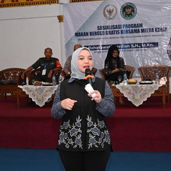 Sosialisasi Program Makan Bergizi Gratis di Enggal Lampung Berjalan Lancar