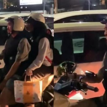 Duta Sheila On 7 Jemput Anak Naik Motor