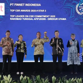 Anak Usaha Telkom, Finnet Indonesia Raih Penghargaan Top CSR Awards 2025