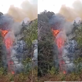 Wisata Lembah Harau Kecamatan Lima Puluh Kota Kebakaran Hebat