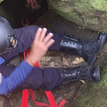 VIDEO: Kondisi Peziarah Asal Karawang Terjebak Dalam Gua Naga Mas Kuningan