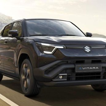 Maruti Suzuki e-Vitara Tampil Tanpa Kamuflase dalam Balutan Hitam, Siap Rilis September 2025