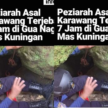 Ngeri Peziarah Terjebak di Gua Naga Mas Kuningan, Begini Nasibnya