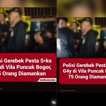 Pesta Gay di Puncak Bogor Digerebek Polisi, 75 Pria Ber-KTP Jakarta dan Bekasi