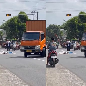 Pengemudi Wanita Tewas Terlindas Truk di Tulungagung