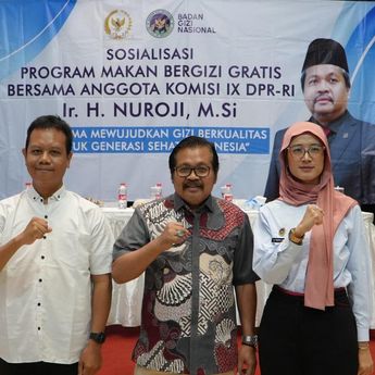 DPR RI bersama BGN Edukasi Pola Makan Sehat untuk Warga Bekasi