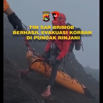 Berlangsung Dramatis, Jenazah Turis Brasil Juliana Marins Akhirnya Berhasil Dievakuasi dari Rinjani