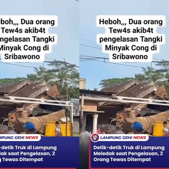 Dua Orang Tewas Dalam Ledakan Tangki Minyak di Lampung
