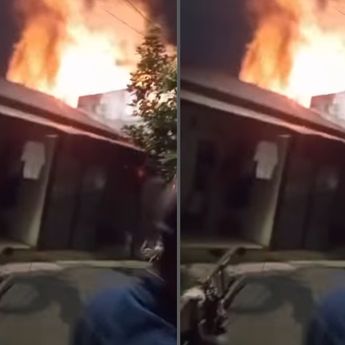 Kebakaran Mengerikan Hantam Perumahan Warga Meruya