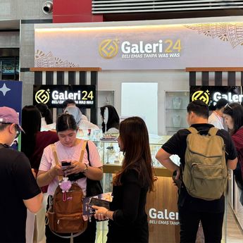 Pegadaian Galeri 24 Bagi–bagi Emas Gratis  di PRJ JIEXPO Kemayoran