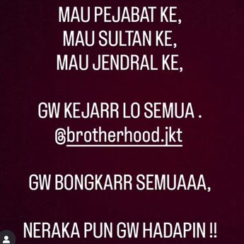 Istri Panglima Manguni Ngamuk di Medsos, Keluarganya Diduga Dianiaya Pegawai Bar Jaksel