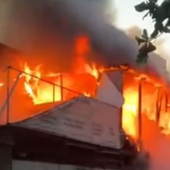 Kebakaran Hebat di Tanjung Priok, 60 Petugas Damkar Dikerahkan