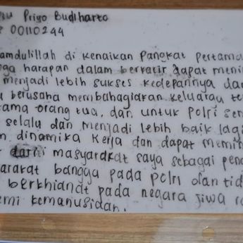 Polisi yang Tewas Sehari Jelang Naik Pangkat Tinggalkan Pesan Haru