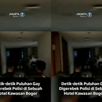 VIDEO: Puluhan Gay Digerebek Polisi di Hotel Bogor