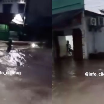 Air Kali Meluap, Banjir Rendam Perumahan Pondok Kacang Prima Tangsel