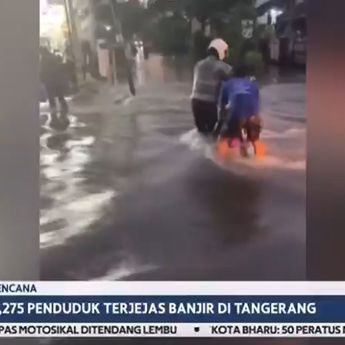 Banjir Tangerang Disorot Media Malaysia, TV3 Tayangkan Breaking News