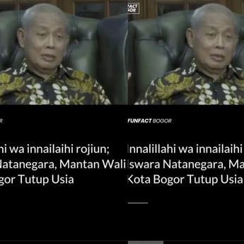 Innalillahi, Iswara Natanegara, Mantan Wali Kota Bogor Meninggal Dunia