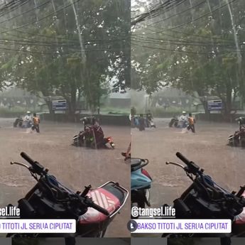 Tangerang Selatan Kembali Diterjang Banjir Sore Ini