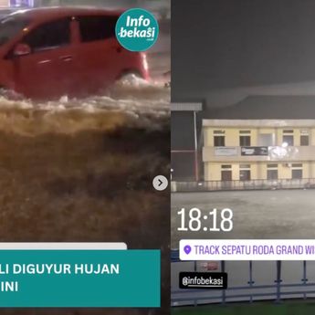 Banjir di Bekasi Kembali Terjadi Usai Hujan Deras Guyur Mustikajaya hingga Tambun