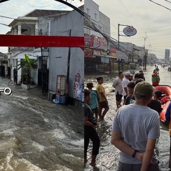 Update Banjir Jakarta dan Sekitarnya hingga Selasa Siang: Jalan Lumpuh Total-Tanggul Jebol