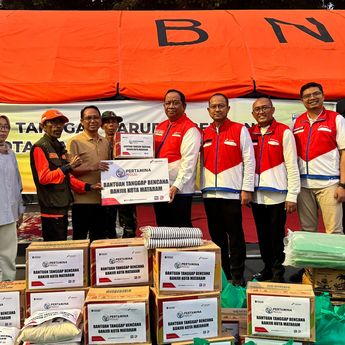 Pertamina Peduli Salurkan Bantuan untuk Korban Banjir di Mataram