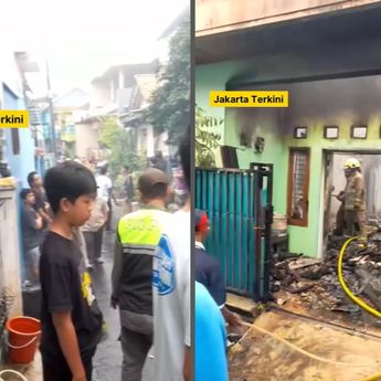 Kebakaran Mengerikan Hantam Rumah-rumah Warga di Pasar Rebo