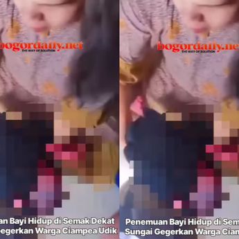 Penemuan Bayi Masih Hidup di Sungai Gegerkan Warga Ciampea