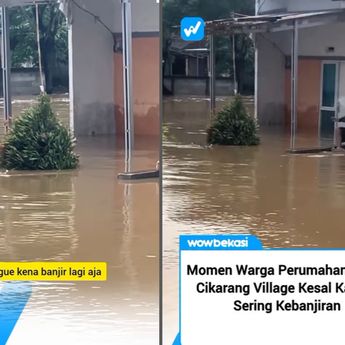 Sering Kebanjiran, Warga Perumahan Grand Cikarang Village Pasrah Jual Rumah Rp50 Juta Saja