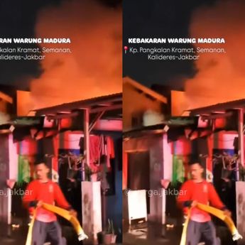 Kebakaran Menghantam Rumah dan Toko di Kalideres Pagi Ini
