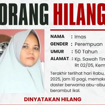 Lagi Warga Bogor Dinyatakan Hilang, Terakhir Pakai Daster Abu-abu