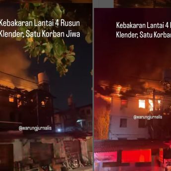Kebakaran Mengerikan Lantai 4 Rusun Klender, Satu Korban Jiwa Melayang