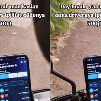 Viral! Pengemudi Ojol Punya Saldo Rp536 Juta, Netizen Gagal Bersimpati