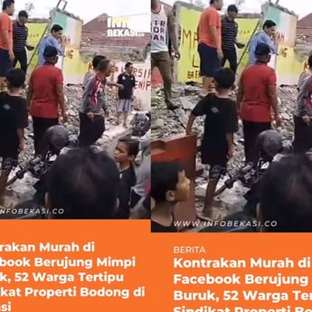 Puluhan Warga Kena Prank Jual Beli Kontrakan Fiktif di Bekasi, Rugi Sampai Rp5 M