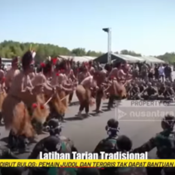 Saking Dekatnya, TNI Tampilkan Tari Tradisional di Depan Prajurit Prancis