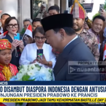 Antusiasme Diaspora RI di Prancis, Sambut Hangat Kedatangan Presiden Prabowo