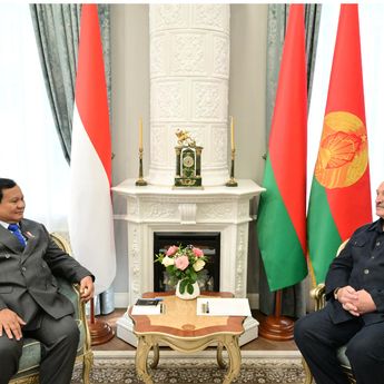 Isi Pertemuan Presiden Lukashenko dan Prabowo 