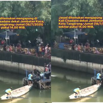 Mayat Mengambang di Sungai Cisadane Gegerkan Warga Tangsel