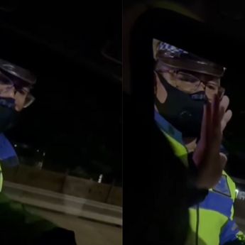 Viral! Polisi Tilang Pengemudi di Jalan Tol karena SIM Luar Jakarta