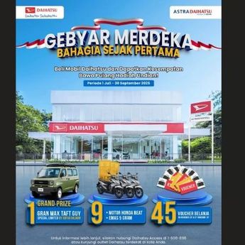 Daihatsu Pertahankan Posisi Nomor 2 Nasional Selama 17 Tahun, Terima Kasih untuk Pelanggan Setia!