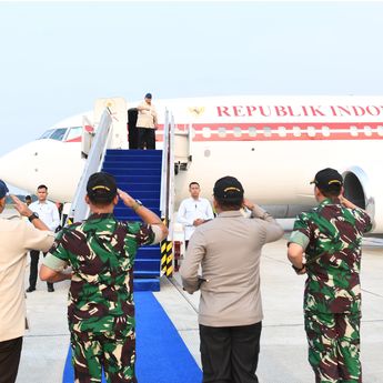 Prabowo Tiba di Solo Hadiri Penutupan Kongres PSI, Disambut Gibran
