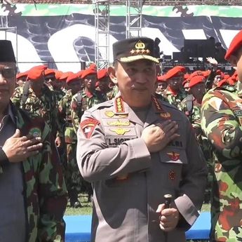 Kapolri Pimpin Apel Akbar Kokam Pemuda Muhammadiyah