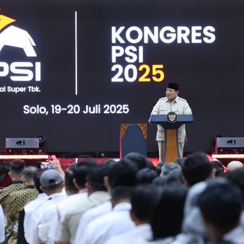 Pesan Prabowo ke PSI: Harus Hasilkan Tokoh-Tokoh Pejuang