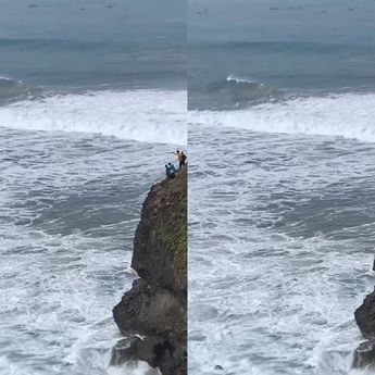 3 Mahasiswa Ikopin Dilaporkan Hilang Terseret Ombak di Garut