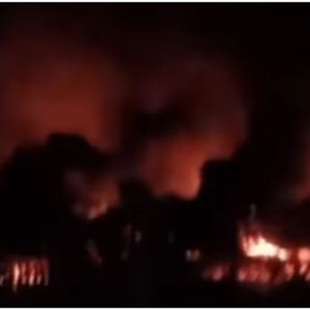 VIDEO: Ngerinya Kebakaran Hantam Pabrik di Padalarang