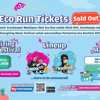 Tiket Eco Run Sold Out! Saatnya Kontribusi Gaya Hidup Berkelanjutan di Energizing Music Festival