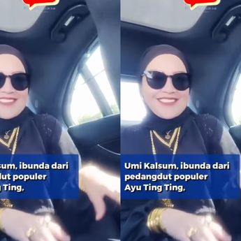 VIDEO: Umi Kalsum, Ibu Ayu Ting Ting Berjoget Pamer Perhiasan Emas
