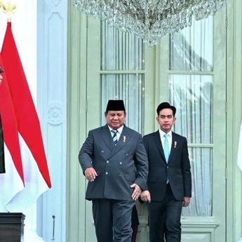 Gibran Dampingi Prabowo di Pelantikan Perwira Remaja TNI-Polri