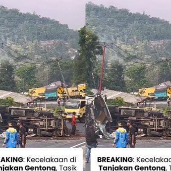 VIDEO: Kecelakaan Mengerikan di Tanjakan Gentong Tasikmalaya