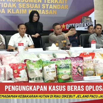 67 Produsen Beras Premium dan Medium Terbukti Langgar Mutu, Ada Sovia, Fortune, hingga Sania