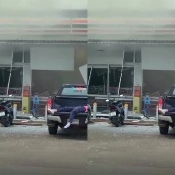 VIDEO: Kamboja Tembakkan Roket Hantam Pom Bensin di Thailand, Warga Sipil Terkapar